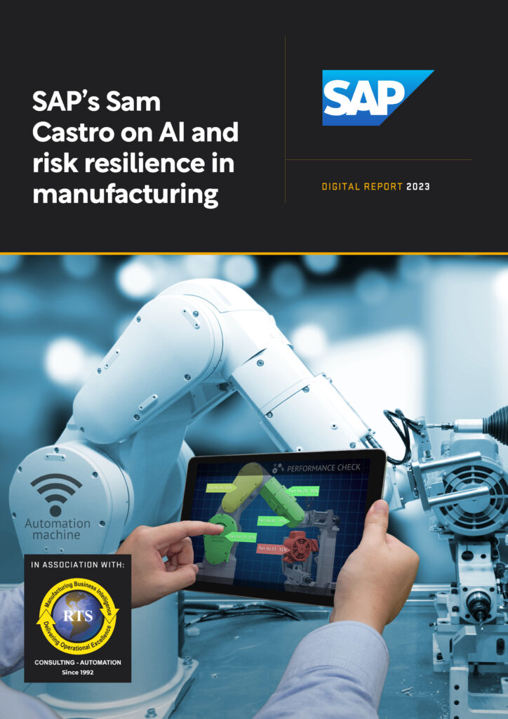 SAP brochure about risk-resilience in manufacturing