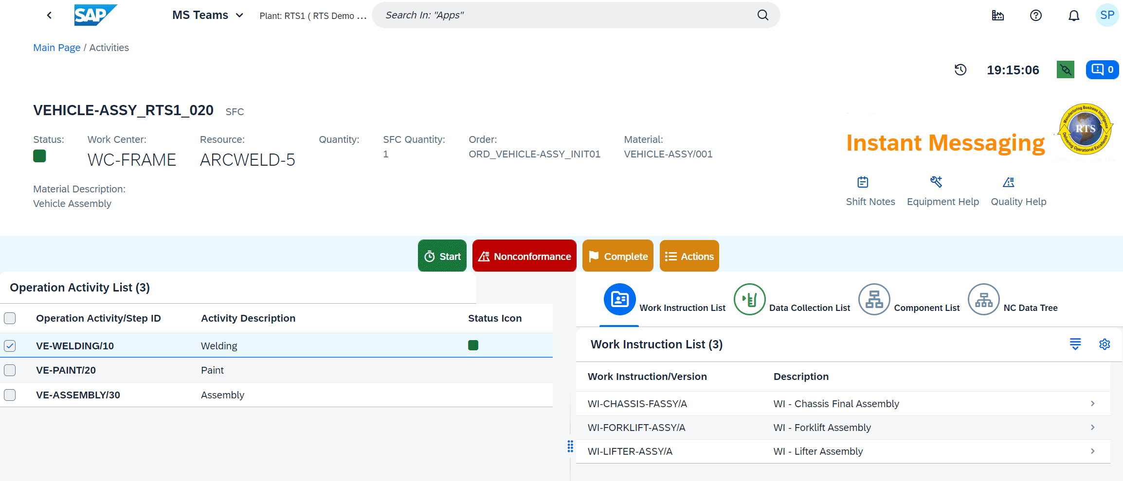 SAP DM Cloud and MS Teams Integration